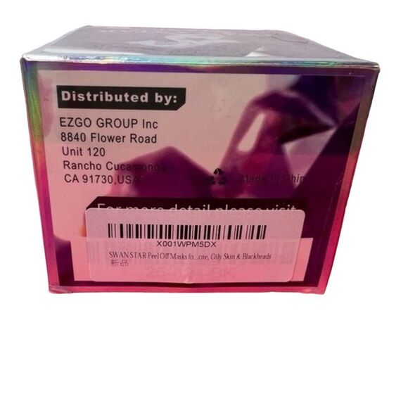 Swan Star Glitter Peel Off Face Mask New - Picture 5 of 5